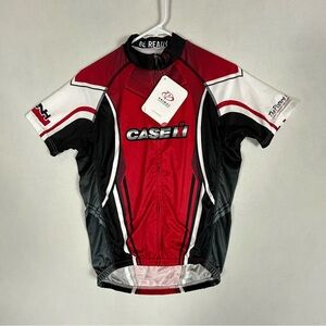 Primal Cycling Jersey NWT Red Case II Mens S Sport Cut Raglan Full Zip Small